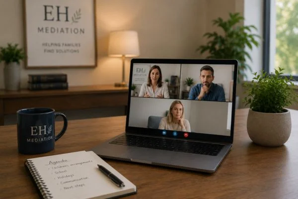 child access mediation Winsford online meeting.